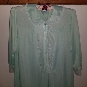 Gilbreath Vintage M Lace Womens Nightgown